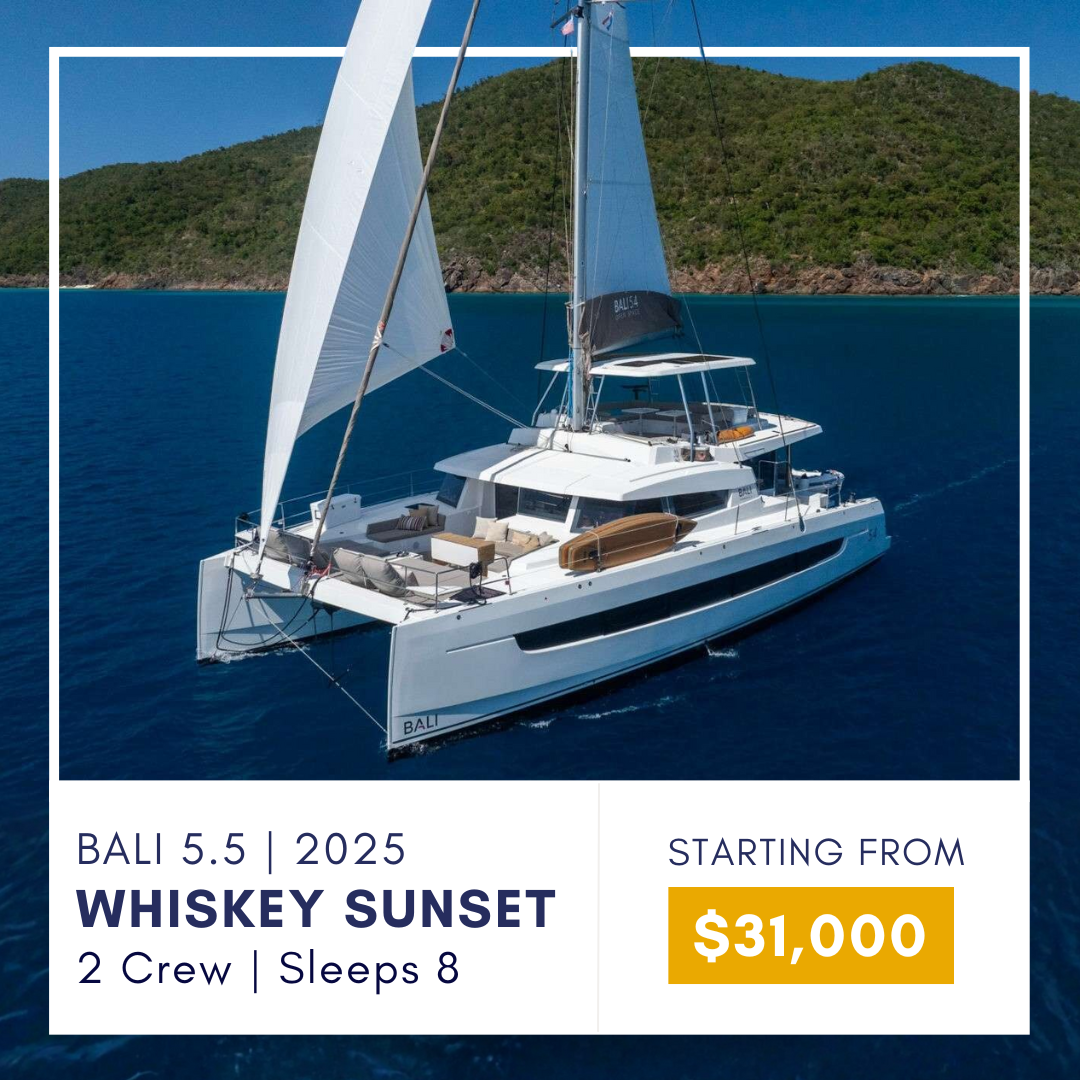 The Whiskey Sunset yacht with Horizon Luxury Crewed