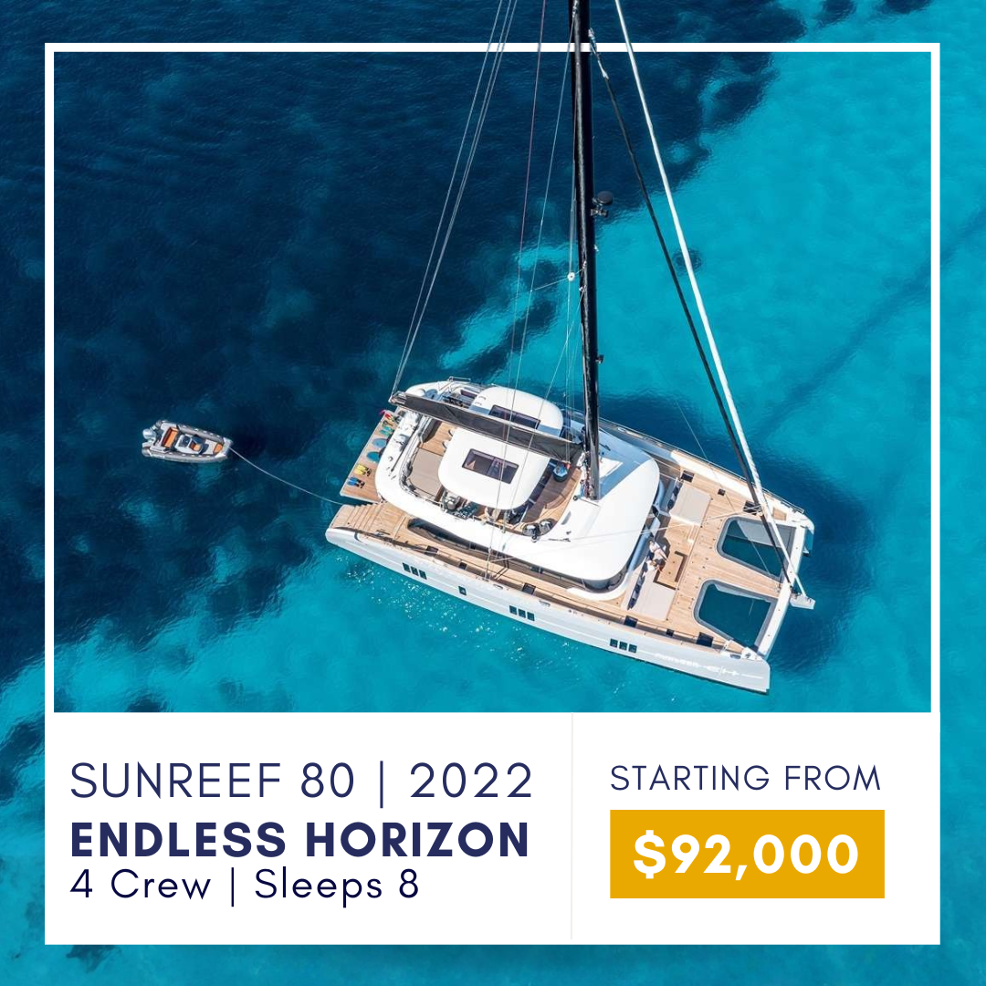 the Endless Horizon yacht with Horizon Luxury Crewed
