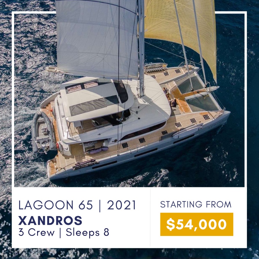 Xandros yacht with Horizon Luxury Crewed