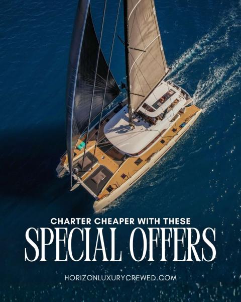 Spend your year end somewhere magical (and at a discount rate!) with these luxury crewed yacht charter specials! All-inclusive and unforgettable🌴 

Limited availability in the beautiful British Virgin Islands! 🇻🇬 

Explore these and other specials 
📧crewed@horizonyachtcharters.com
🧑‍💻horizonluxurycrewed.com

#horizonluxurycrewed #vacationdeals #travelspecial #bvi #yachtcharters
