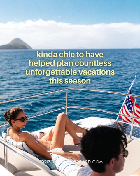Kinda chic to be a little late to the trend… but super chic to have spent this season creating unforgettable holidays ✨

A huge thank you to every guest who joined us this season, to the incredible crews who made each charter so special, and to everyone already counting down to their next adventure with us.

Here’s to the memories made, the ones still to come, and plenty more days at sea. 🥂

#HorizonLuxuryCrewed #KindaChic #YachtCharter #LuxuryYachtCharter #BVI